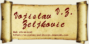 Vojislav Zeljković vizit kartica